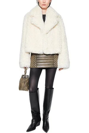 Stand Studio Samara Faux Fur Jacket