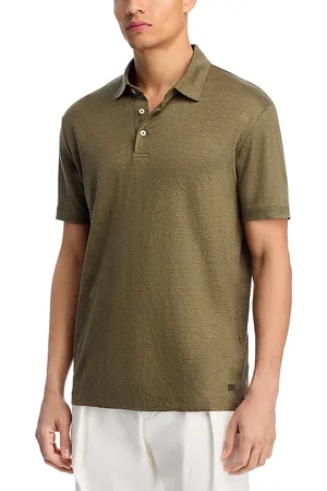 HUGO BOSS X David Beckham Parris Short Sleeve Linen Polo Shirt