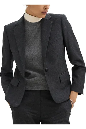 THEORY Wool Single Button Blazer