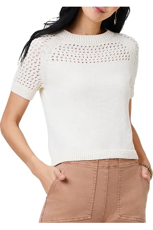 NIC+ZOE Crochet Trim Sweater