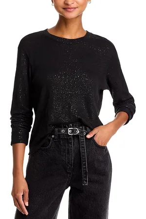 ATM Anthony Thomas Melillo Anthony Thomas Melillo Metallic Long Sleeve Tee
