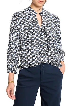 NIC+ZOE Basketweave Blouse