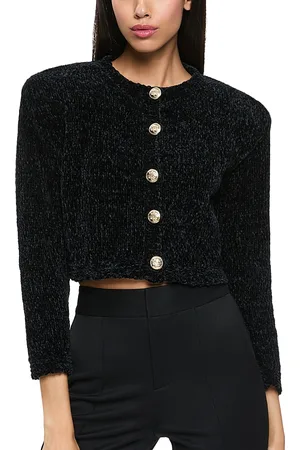 ALICE+OLIVIA Breanna Button Front Cardigan