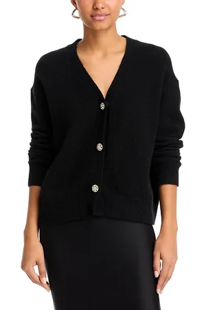Graham & Spencer Marti Rhinestone Button Cardigan