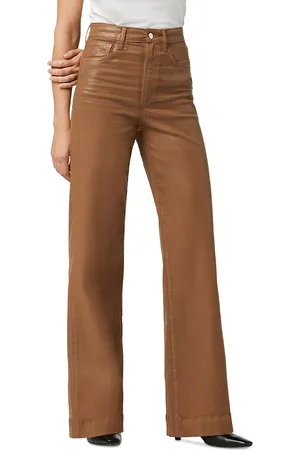 Joes Jeans The Mia Coated High Rise Wide Leg Jeans