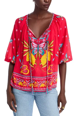 JOHNNY WAS Monaco Peasant Blouse