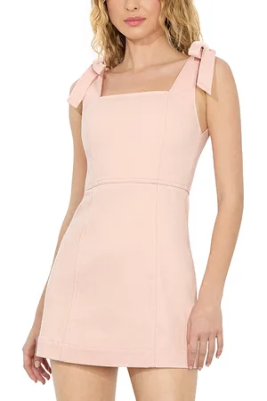 ALICE+OLIVIA Maryann Tie Shoulder Dress