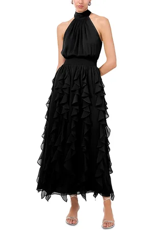 1. STATE Sleeveless Cascading Ruffle Maxi Dress