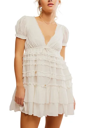 Free People Darcy Ruffle Mini Dress