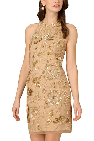 Aidan Mattox Halter Short Dress