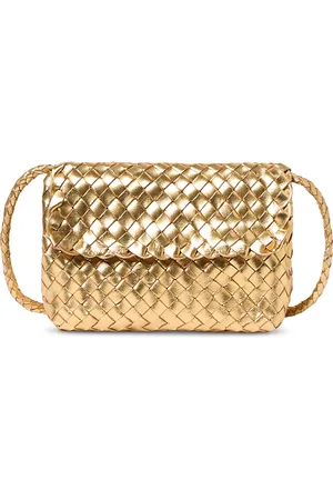 Loeffler Randall Billie Woven Leather Small Shoulder Bag