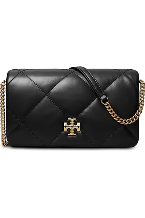 Tory Burch Kira Diamond Quilted Leather Chain Wallet