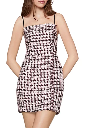BCBGeneration Houndstooth Tweed Mini Dress