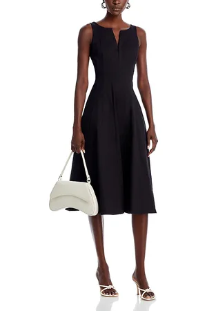 Aqua Paneled Midi Dress