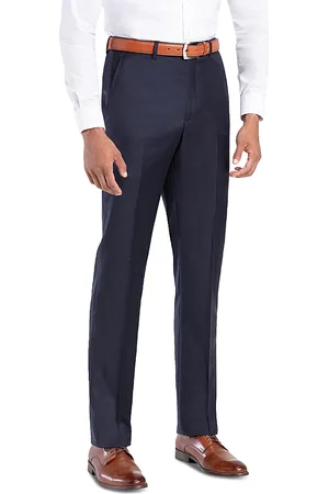 Santorelli Loro Piana Wool Regular Fit Dress Pants