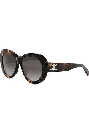 Céline Triomphe Black Butterfly Sunglasses, 55mm
