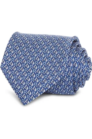 Salvatore Ferragamo Silk Classic Gancini Horse Tie