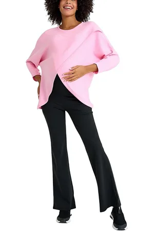 Accouchée Let Loose Crossover Long Sleeve Maternity Nursing Knit Top