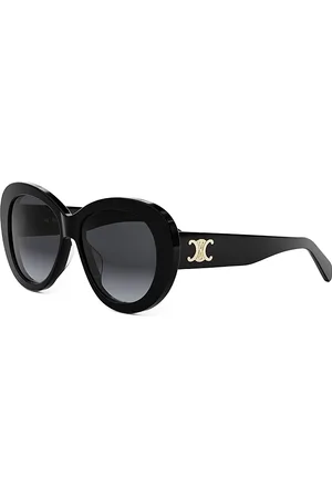 Céline Triomphe Black Butterfly Sunglasses, 55mm