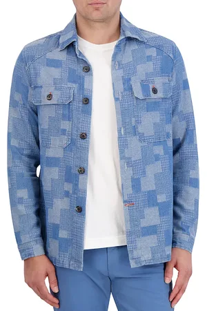 Robert Graham Jaxon Cotton Blend Shirt Jacket