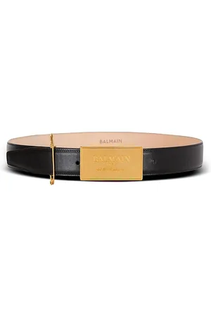 Balmain Leather Belt with Safety Pin