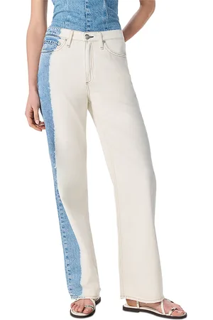 RAG&BONE Featherweight Logan Wide Leg Jeans in Blchs