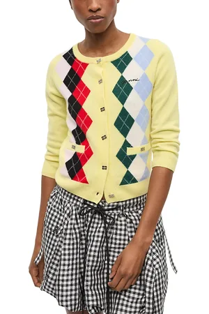 Ganni Wool & Cashmere Cardigan Sweater