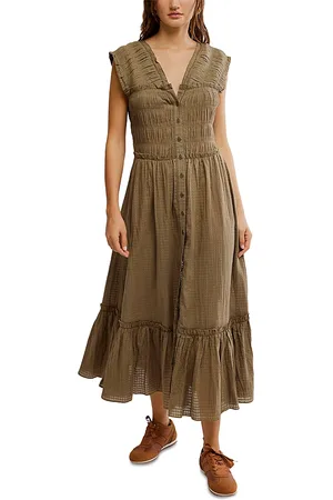 Free People Desert Dazed Midi Dress