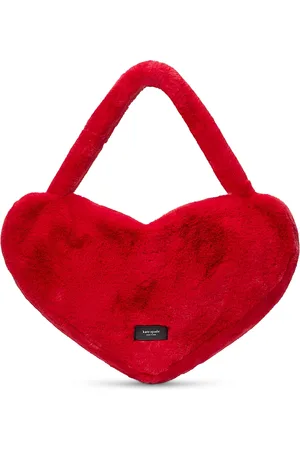 Kate Spade Luver Faux Fur Heart Tote