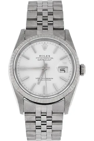 Rolex Oyster Perpetual Datejust Automatic Watch in Stainless Steel and White Gold 36mm