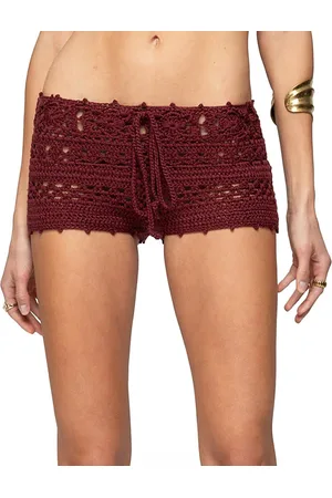 Edikted Kelani Crochet Shorts