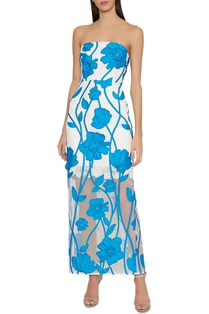 Milly Magnolia Grand Fleur Embroidered Lace Dress