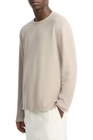 Vince Pima Pique Long Sleeve Tee