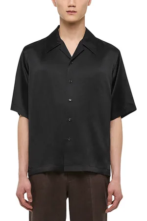 Helmut Lang Boxy Short Sleeve Camp Shirt