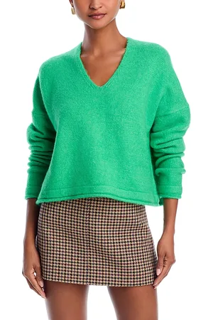 Aqua V Neck Sweater