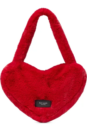 Kate Spade Luver Faux Fur Heart Tote