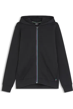 Paul Smith Regular Fit Striped Zip Hoodie