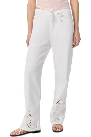 RAG&BONE Ultra Featherweight Phoebe High Rise Drawstring Jeans in