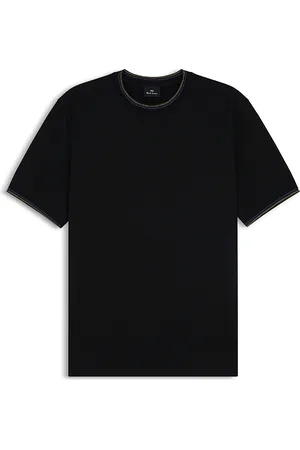Paul Smith Regular Fit Striped Trim Tee