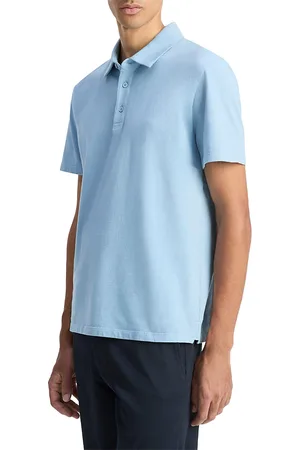 Vince Cotton Knit Polo Shirt