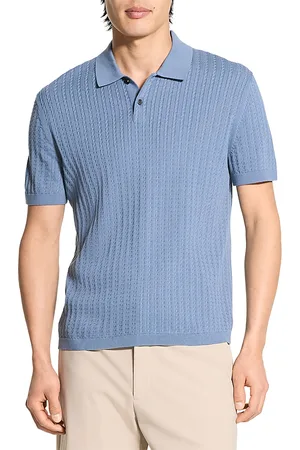 THEORY Short Sleeve Cable Polo
