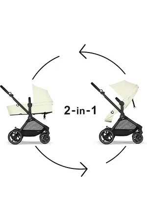 Cybex Eos 5-in-1 Travel System Stroller + Lightweight Aton G Infant Car Seat