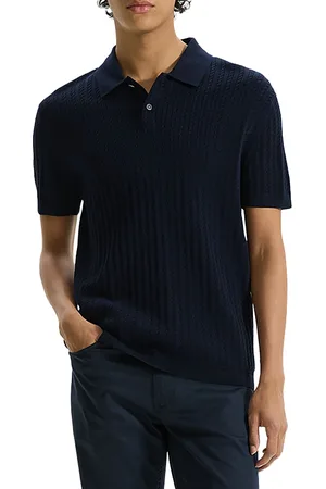 THEORY Short Sleeve Cable Polo
