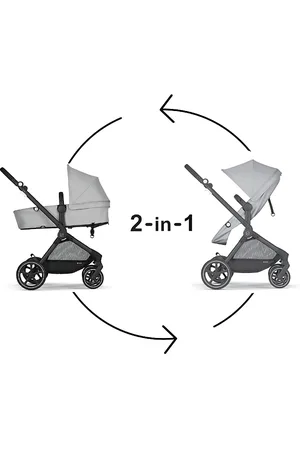 Cybex Eos 5-in-1 Travel System Stroller + Lightweight Aton G Infant Car Seat