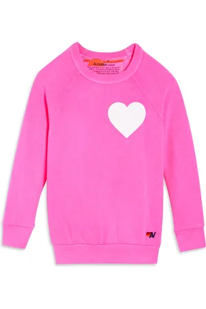 AVIATOR NATION Unisex Heart Print Sweatshirt