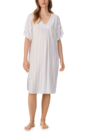 Eileen West Striped Caftan Nightgown