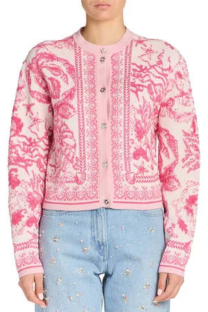 VERSACE Underwater Barocco Foulard Cardigan