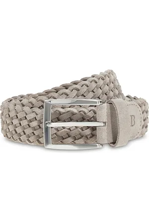 Boggi Milano Suede Braided Belt