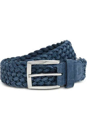 Boggi Milano Suede Braided Belt