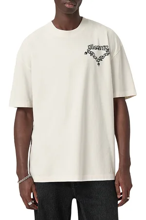 AllSaints Oversized Drip Logo Graphic Tee
